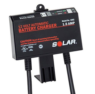 SOLAR SOL1002 1002 1.5 Amp 12V Automatic Onboard Battery Charger SOLAR SOL1002 1002 1.5 Amp 12V Automatic Onboard Battery Charger