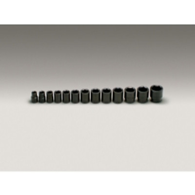 Wright Tool Company WRI415 1/2"Dr 6Pt Std Imp Skt Set 13P
