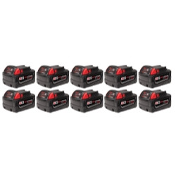 MILWAUKEE MLW48-11-1851 M18 XC 5.0 Battery 10-Pack