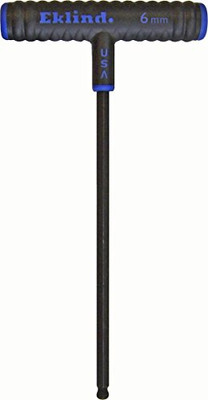 EKLIND TOOL EKL64860 EKLIND 6 MM Power-T T-Handle Ball-Hex T-Key allen wrench EKLIND TOOL EKL64860 EKLIND 6 MM Power-T T-Handle Ball-Hex T-Key allen wrench