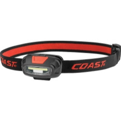 "Coast Products, Inc." COS21597Coast Products, Inc. 250 Lumen Black & Red FL13 Dual Color COB LED Headlamp