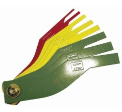 Steelman JSP97844 97844 8-Piece Brake Lining Thickness Gauge