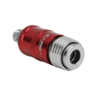 Safety Exhaust Coupler, 1/4 MNPT Safety Exhaust Coupler, 1/4 MNPT
