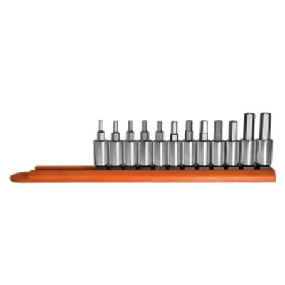 12PC SAE/MM Tamper Hex Socket Bit Set 12PC SAE/MM Tamper Hex Socket Bit Set