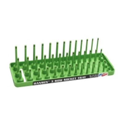 1/4 Metric 3-Row Socket Tray - Green 1/4 Metric 3-Row Socket Tray - Green