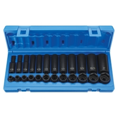 3/8IN DR 24PC Standard & Deep Fractional Set 3/8IN DR 24PC Standard & Deep Fractional Set