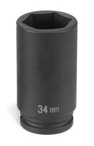 Grey Pneumatic GRE2734MD 1/2" Drive x 34mm Deep Spindle Nut