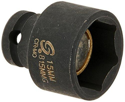 Sunex SUN815MMG 815MMG 1/4-Inch Drive 15-Mm Magnetic Impact Socket