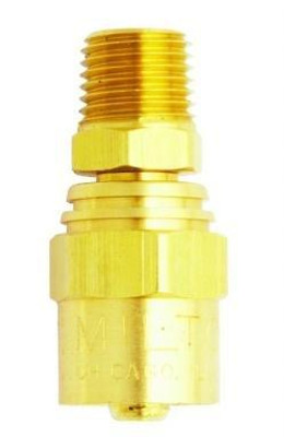 Milton Industries MIL615 Milton 615 1/4" MNPT Reusable Hose End Fitting - Box of 10 Milton Industries MIL615 Milton 615 1/4" MNPT Reusable Hose End Fitting - Box of 10
