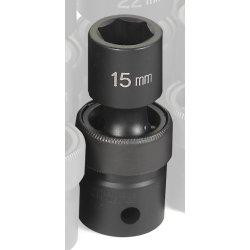 Grey Pneumatic GRE2015UM (2015UM) 1/2" Drive x 15mm Standard Universal Socket