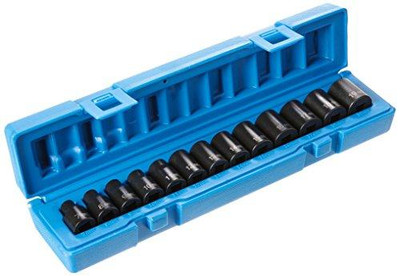 Grey Pneumatic GRE1203M (1203M) 3/8" Drive 13-Piece 12-Point Standard Length Metric Socket Set Grey Pneumatic GRE1203M (1203M) 3/8" Drive 13-Piece 12-Point Standard Length Metric Socket Set