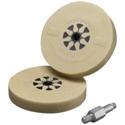 3M MMM7498 Stripe Off Wheel 07498, 3/8" Mandrel, 4" Diameter x 5/8" Width, Beige (Pack of 1) 3M MMM7498 Stripe Off Wheel 07498, 3/8" Mandrel, 4" Diameter x 5/8" Width, Beige (Pack of 1)