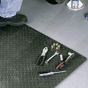 WILMAR WLMW88989 Performance Tool W88989 Protective Diamond Shape Anti-Fatigue Interlocking Floor Mat (24 Square Feet)