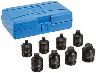 Grey Pneumatic GRE1308P (1308P) 1/2" Drive 8-Piece Pipe Plug Socket Set