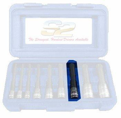 VIM Tools VIMXZN414 VIM Tools XZN414 - Xzn14 12 Pt. Triple Sq, 4"L Bit And Holder, Black Bit With 3/8" Sq. Dr Satin Chrome Knurled Holder VIM Tools VIMXZN414 VIM Tools XZN414 - Xzn14 12 Pt. Triple Sq, 4"L Bit And Holder, Black Bit With 3/8" Sq. Dr Satin Chrome Knurled Holder