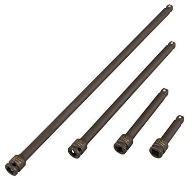 Sunex SUN2504 2504 1/2-Inch Wobble Drive Extension Impact Socket Set, SAE, 6-Point, Cr-Mo, 3-Inch - 15-Inch, 4-Piece Sunex SUN2504 2504 1/2-Inch Wobble Drive Extension Impact Socket Set, SAE, 6-Point, Cr-Mo, 3-Inch - 15-Inch, 4-Piece