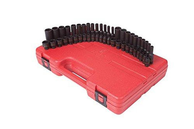 Sunex SUN1848 1848, 1/4 Inch Drive Master Impact Socket Set, 48-Piece, SAE/Metric, 3/16 Inch - 9/16 Inch, 4mm - 15mm, Standard/Deep, Cr-Mo Alloy Steel, Radius Corner Design, Heavy Duty Storage Case Sunex SUN1848 1848, 1/4 Inch Drive Master Impact Socket Set, 48-Piece, SAE/Metric, 3/16 Inch - 9/16 Inch, 4mm - 15mm, Standard/Deep, Cr-Mo Alloy Steel, Radius Corner Design, Heavy Duty Storage Case