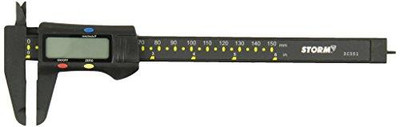 Central Tools CEN3C351 3C351 Carbon Fiber Digital Caliper with Fractional Display Central Tools CEN3C351 3C351 Carbon Fiber Digital Caliper with Fractional Display