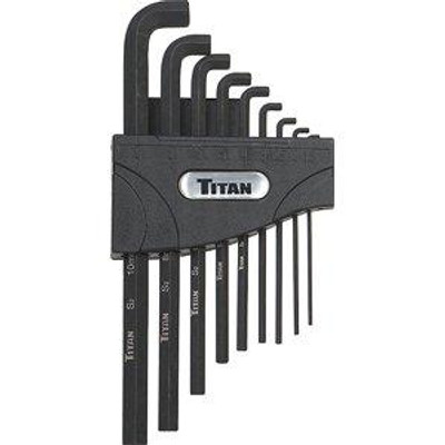 Titan TIT12738 9 Piece Metric Low Profile Hex Key Set Titan TIT12738 9 Piece Metric Low Profile Hex Key Set