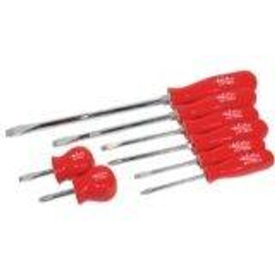 K Tool International KTI19800 SCREWDRIVER SET PHILLIPS & SLOTTED 8PC RED K Tool International KTI19800 SCREWDRIVER SET PHILLIPS & SLOTTED 8PC RED