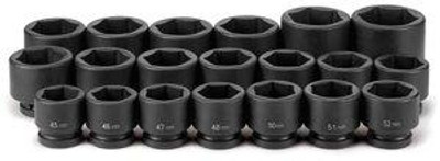 Grey Pneumatic GRE9020M 1" Drive Standard Length Metric Impact Socket Set, 20 Piece (20 Piece 1" Drive Standard Length Metric Impact Socket Set) Grey Pneumatic GRE9020M 1" Drive Standard Length Metric Impact Socket Set, 20 Piece (20 Piece 1" Drive Standard Length Metric Impact Socket Set)