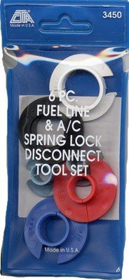 CTA Tools CTA3450 3450 Fuel Line Disconnect Tool Set, 6-Piece