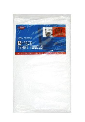 Carrand CRD40051 40051 Cotton Terry Detailing Towels, 12 Pack Carrand CRD40051 40051 Cotton Terry Detailing Towels, 12 Pack