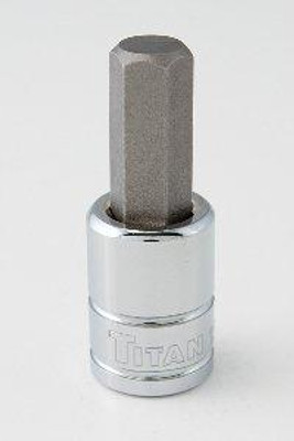 Titan TIT15610 15610 0.38 in. Drive Hex Bit Socket - 10 mm., Pack Of 6