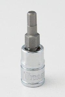 Titan TIT15655 15655 0.25 in. Drive Hex Bit Socket - 0.16 in., Pack Of 6