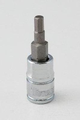 Titan TIT15654 15654 0.25 in. Drive Hex Bit Socket - 0.15 in., Pack Of 6