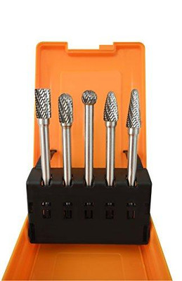 Astro Pneumatic AST2185 Astro 2185 Long Double Cut Carbide Burr Set, 5-Piece Astro Pneumatic AST2185 Astro 2185 Long Double Cut Carbide Burr Set, 5-Piece