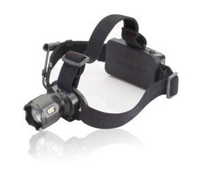 E-Z Red EZRCT4205 CAT Work Lights CT4205 Cat 380 Lumen Rechargeable Focusing Beam Led Headlamp With Adjustable Angle Head And Rear Hazard Light, Small, Black