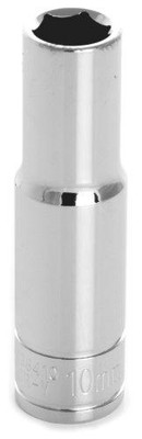 WILMAR WLMW38410 Performance Tool W38410 3/8" Drive 6-Point Socket, 10mm