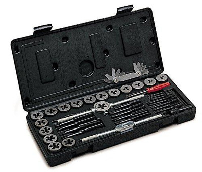 WILMAR WLMW4002DB Performance Tool W4002DB 40-Piece Metric Tap And Die Set