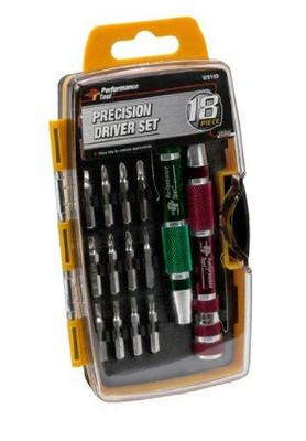 WILMAR WLMW9169 Performance Tool W9169 Precision Driver Set, 18-Piece WILMAR WLMW9169 Performance Tool W9169 Precision Driver Set, 18-Piece