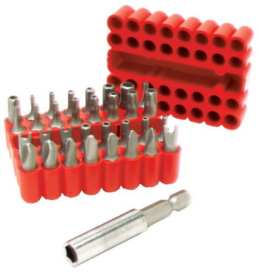 WILMAR WLMW1384 Performance Tool 33 Piece Security Bit Set WILMAR WLMW1384 Performance Tool 33 Piece Security Bit Set