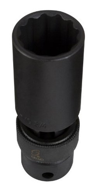 Sunex SUN314MZUD 3/8-Inch Drive 14-Mm 12-Point Metric Universal Socket