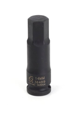 Sunex SUN36489 3/8" Drive Hex Driver Impact Socket - 14mm Sunex SUN36489 3/8" Drive Hex Driver Impact Socket - 14mm