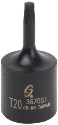 Sunex SUN3670S1 3/8-Inch Drive T20 Internal Star Impact Socket