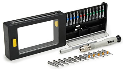 Titan TIT16028 26-Piece Precision Bit and Driver Set Titan TIT16028 26-Piece Precision Bit and Driver Set