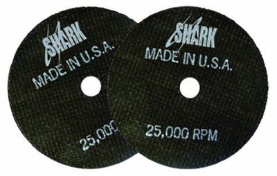 Shark Industries Ltd SRK12702 Shark 3-Inch by 1/16-Inch by 1/4-Inch 10-Pack Double Reinforced Cut-off Wheels