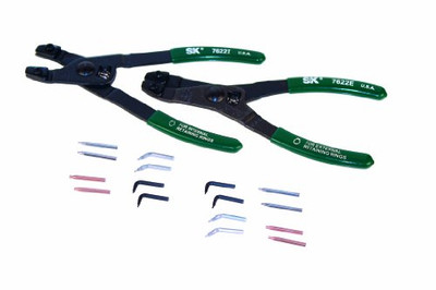 SK Hand Tool SKT7622 Snap Ring Pliers Set, 2-Piece