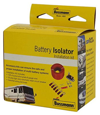 BUSSMANN RBBIK1882 BATT ISOLATOR INSTALL KIT BUSSMANN RBBIK1882 BATT ISOLATOR INSTALL KIT