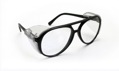 SAS Safety SAS5125 Classic Safety Glasses with Polybag, Black Frame/Clear Lens SAS Safety SAS5125 Classic Safety Glasses with Polybag, Black Frame/Clear Lens