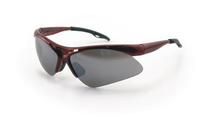 SAS Safety SAS540-0003 Safety Glasses, Diamondback, Wraparound Red Frame, Scratch Resistant, Anti-Fog, Smoke Mirror Lens SAS Safety SAS540-0003 Safety Glasses, Diamondback, Wraparound Red Frame, Scratch Resistant, Anti-Fog, Smoke Mirror Lens