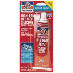 ITW PERMATEX INC PTX81160 #26 Hi Temp RTV Silicone Gasket Maker, 3 Ounce Tube Carded, Case of 12 Tubes