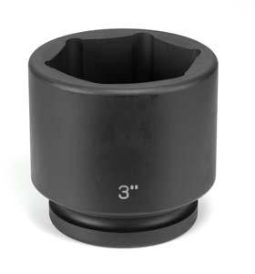 Grey Pneumatic GRE4096R SOC 3" 1"D IMP 6PT BLK
