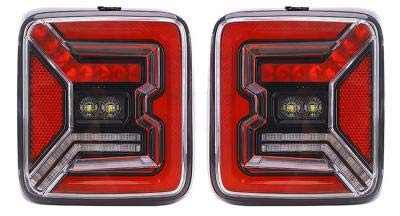 QUAKE LED QTE347 JEEP WRANGLER JL TECH LED TAIL LIGH