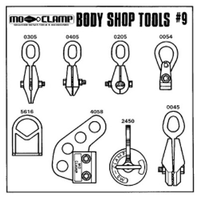 Mo-Clamp MOC5090 Tool Board #9 w/ Tools Mo-Clamp MOC5090 Tool Board #9 w/ Tools