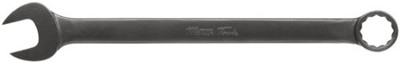 Martin Sprocket & Gear MRTBLK1114MM Martin Forged Alloy Steel 14mm Opening Offset 15 Degree Angle Long Pattern Combination Wrench, 12 Points, 196.9mm Overall Length, Industrial Black Finish